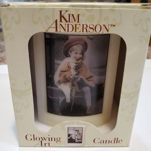 Vintage Glowing Art Kim Anderson Candle